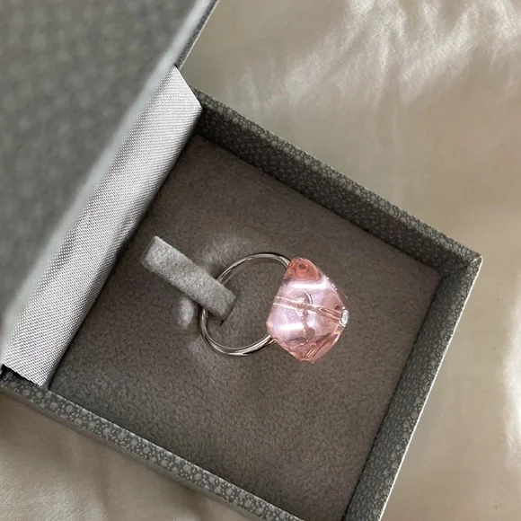 Lalique Charmante ring pink size 53
